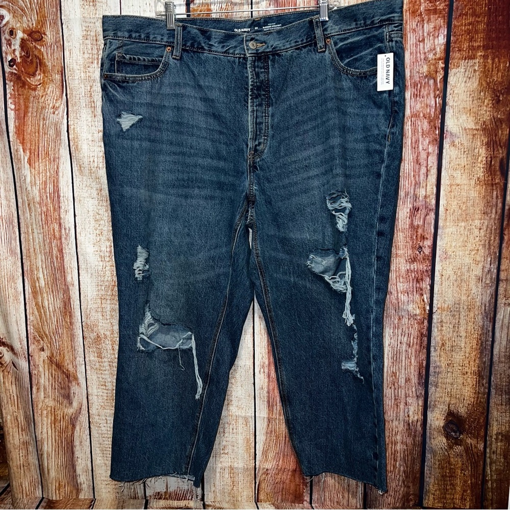 🆕NWT Old Navy Slouchy Straight jeans size 22